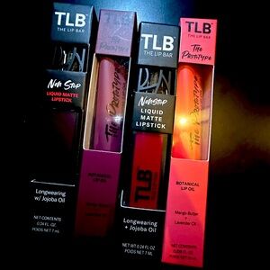 The Lip Bar lip gloss and matte lipstick